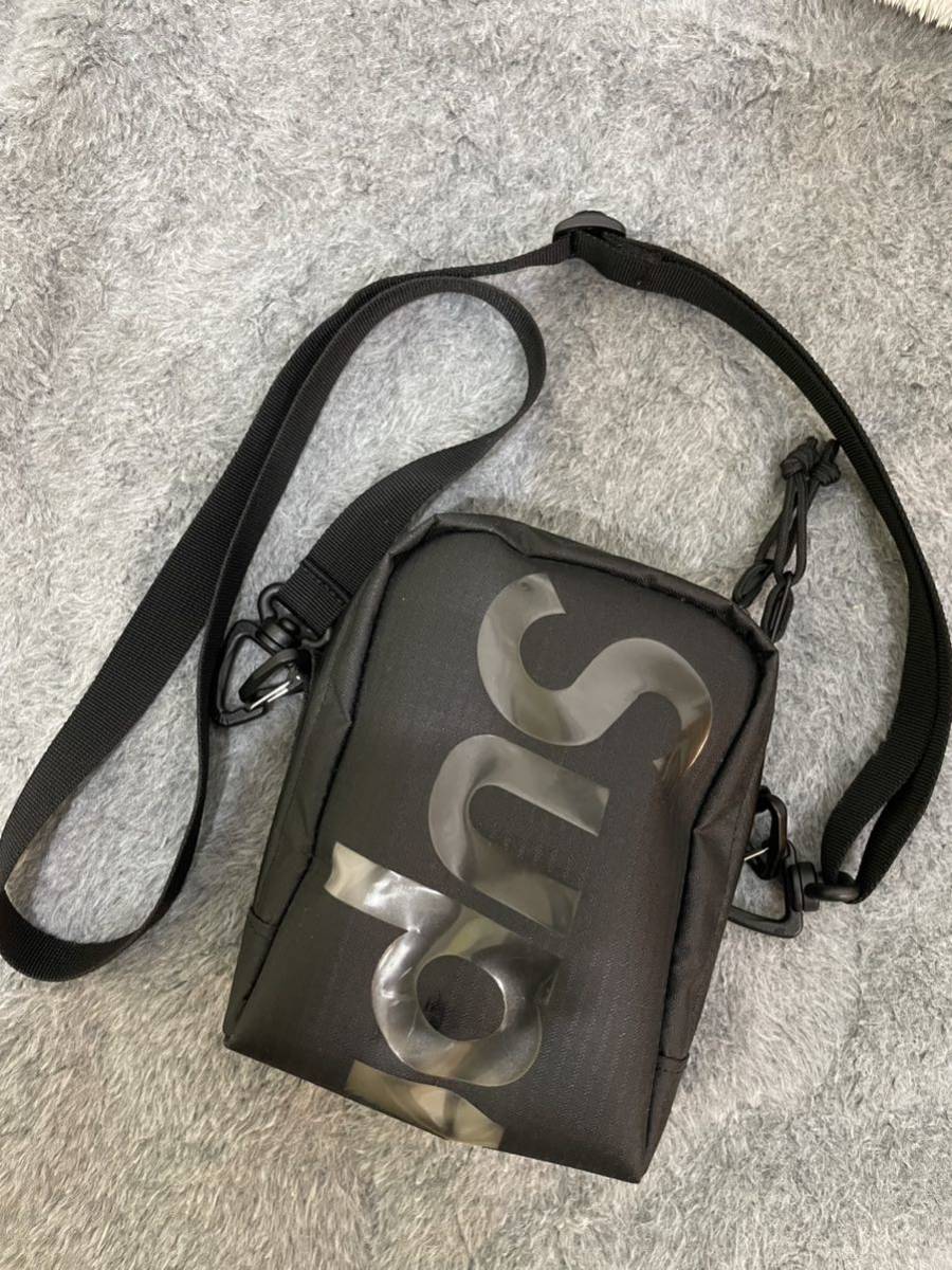 Supreme Neck Pouch Black 1.5L 21ss 2021年 黒 ブラック ネックポーチ ショルダーバッグ ポーチ CORDURA コーデュラ ボックスロゴ_画像1