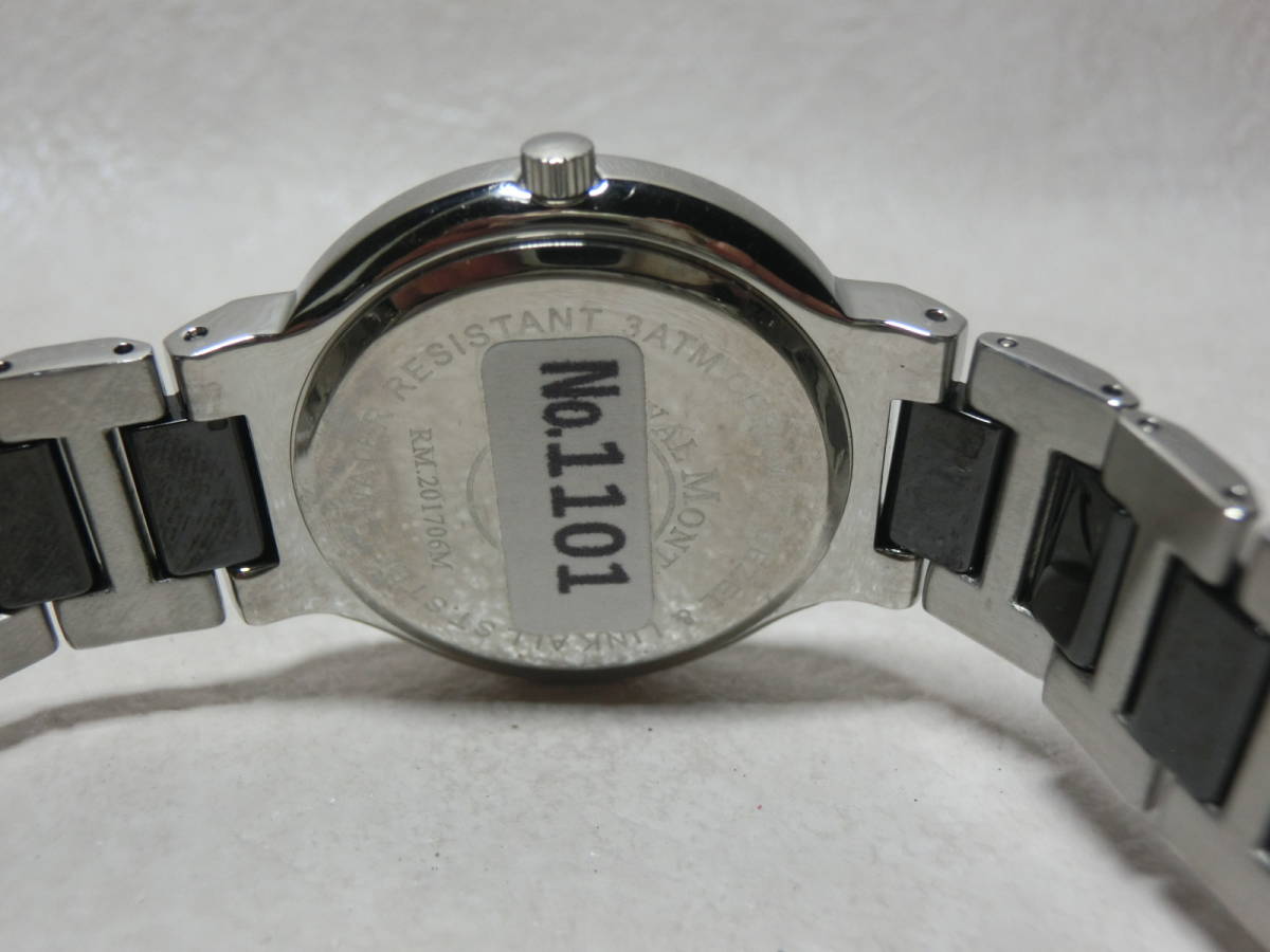 【№1101-O6003N】中古品：ROYAL MONTRES ロイヤルモントレス RM-201706M メンズ腕時計 作動品の画像4