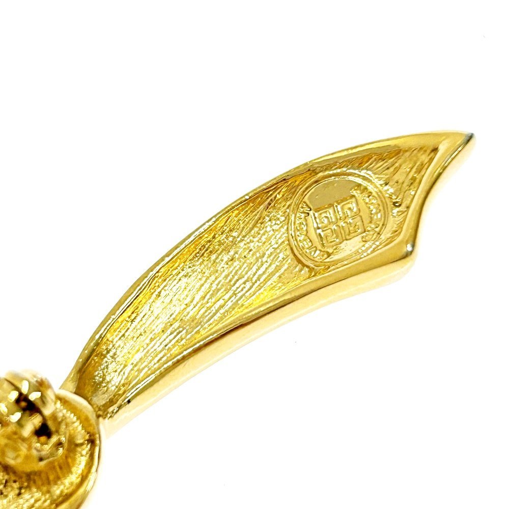 GIVENCHYji van si.GP ribbon brooch lady's 227688 brooch 