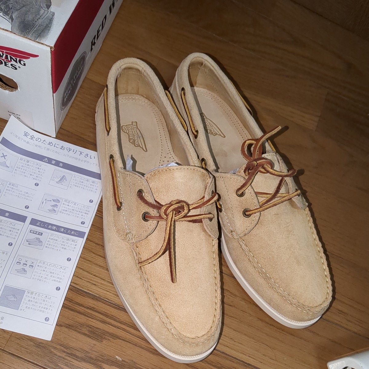  unused Red Wing 9130 deck shoes suede 10E 28cm