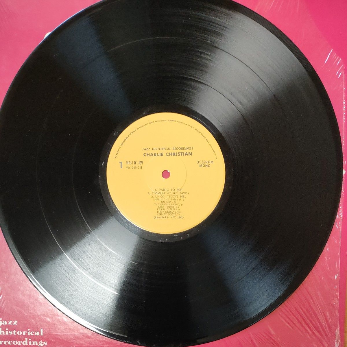 THE HARLEM JAZZ scene-1941/CHARLEY CHRISTIAN　LPレコード