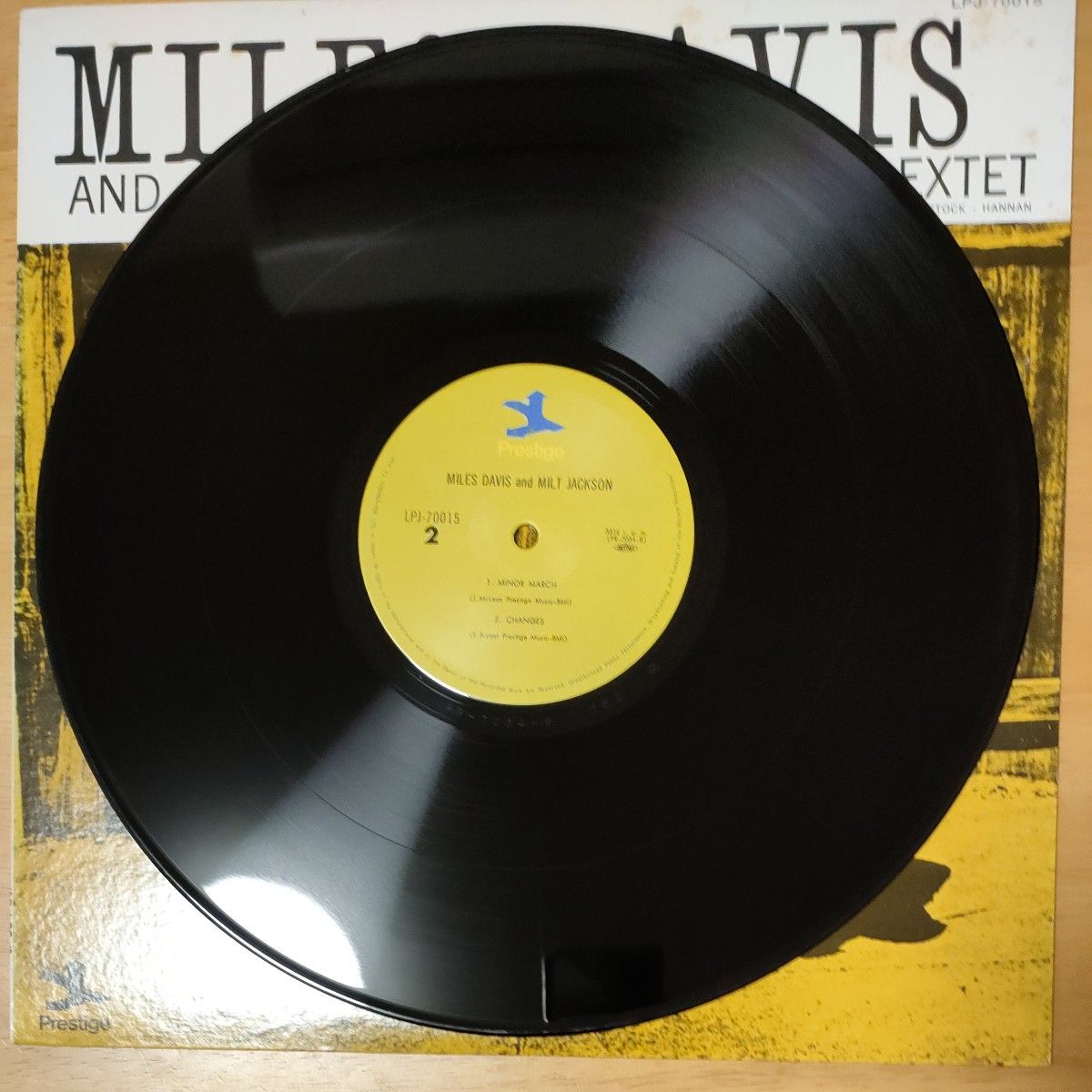MILES DAVIS AND MILT JACKSON/MILES DAVIS　LPレコード