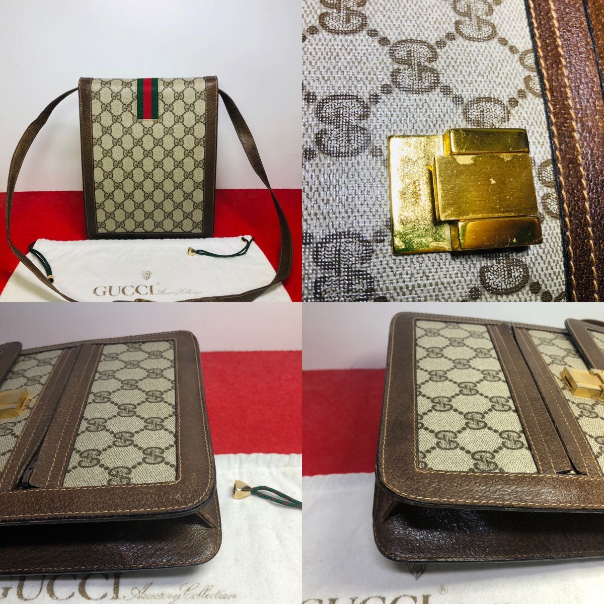 【美品 】GUCCI  オールドグッチ  シェリーライン  ショルダー バッグ