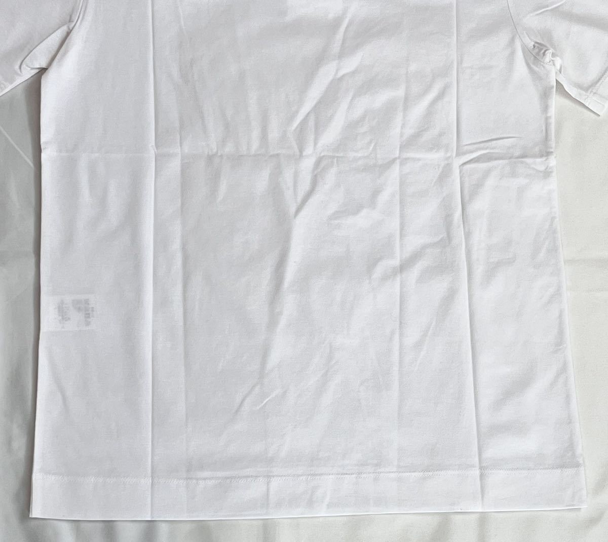 Cruciani クルチアーニ Tシャツ 半袖 コットン 綿 ホワイト系 サイズ 48 S〜M クルーネック シャツ イタリア製_画像10