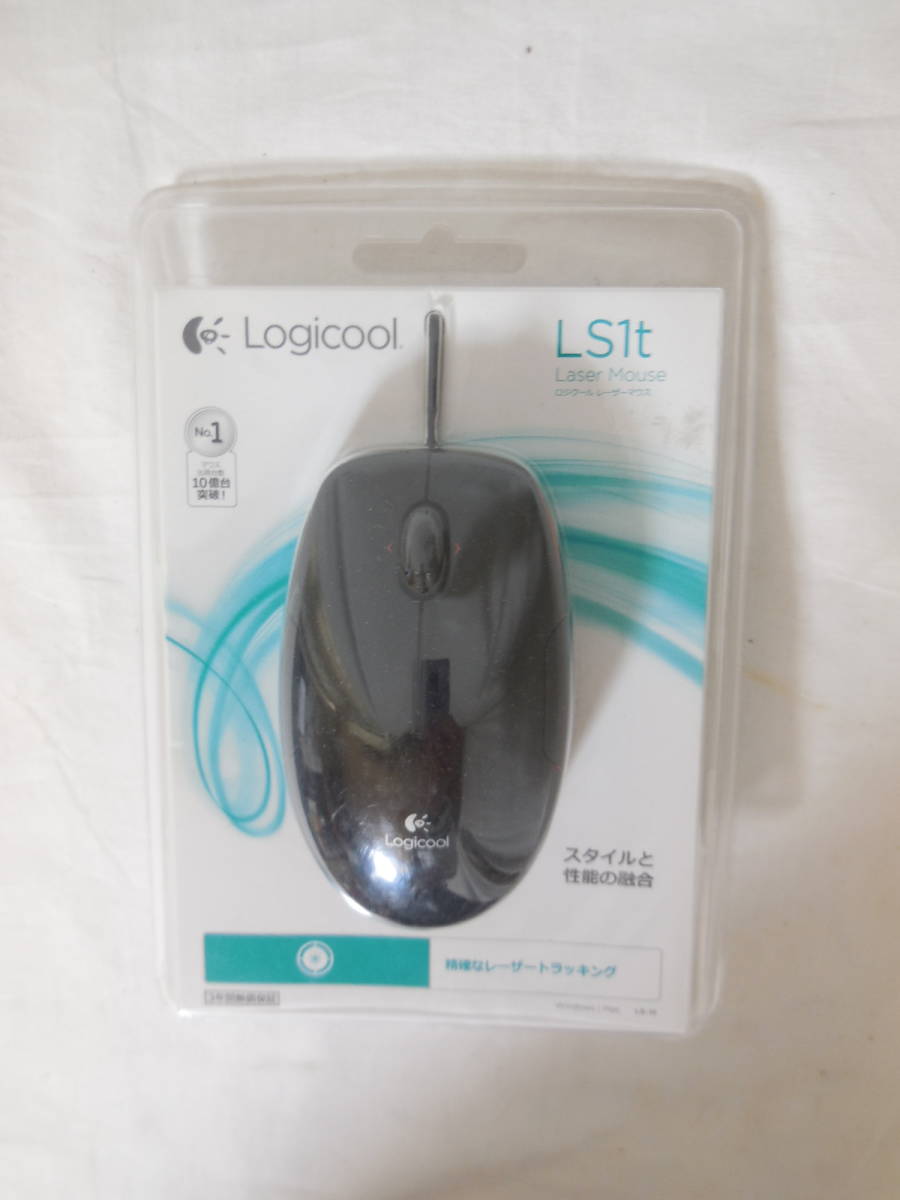 ●未使用　 Logicool/ロジクール　レーザーマウス LS1t ブラック LS-1tBK　簡単セットアップ　USBポートに接続するだけ_画像2