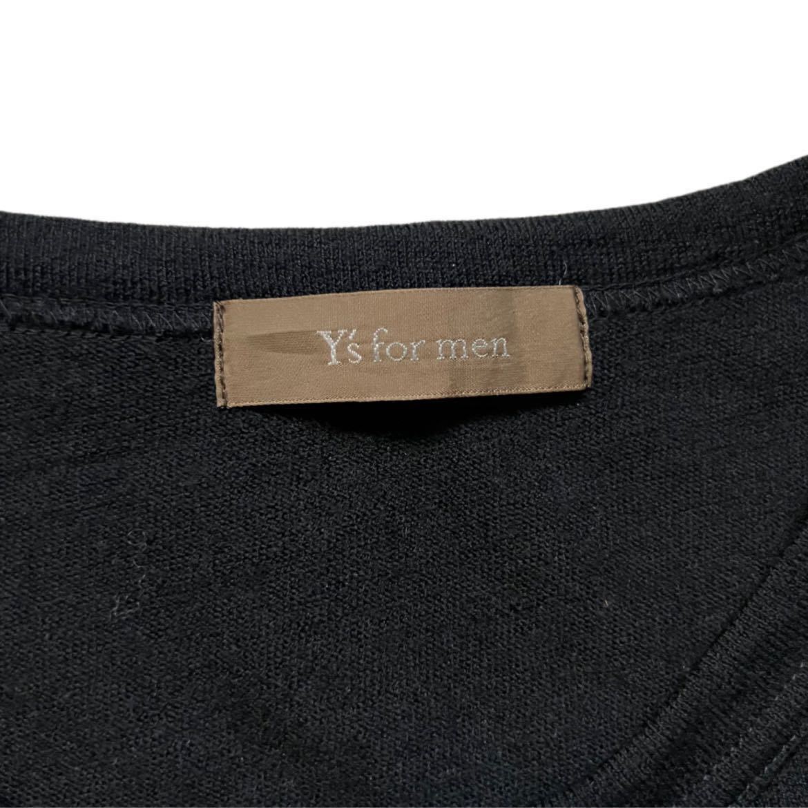 Rare 05SS Y‘s for men wool knit sweater Yohji Yamamoto Japan label ワイズフォーメン ニット ヨウジヤマモト Archive 00s Vintage_画像5