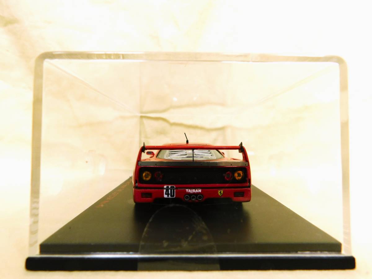 ★EBBROエブロ 43950 1/43 Taisan Star Card Ferrari F40 JGTC 1994 No.40 RED レジンモデル タイサン スターカード フェラーリ★送料520円の画像6