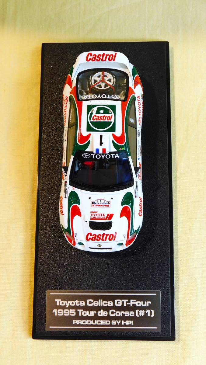 ★TOYOTA Celica GT-Four #1 1995 Tour de Corse 1/43 HPI 8307 ミラージュ トヨタ セリカ GT-Four ツールドコルス 1995#1☆送料520円_画像3