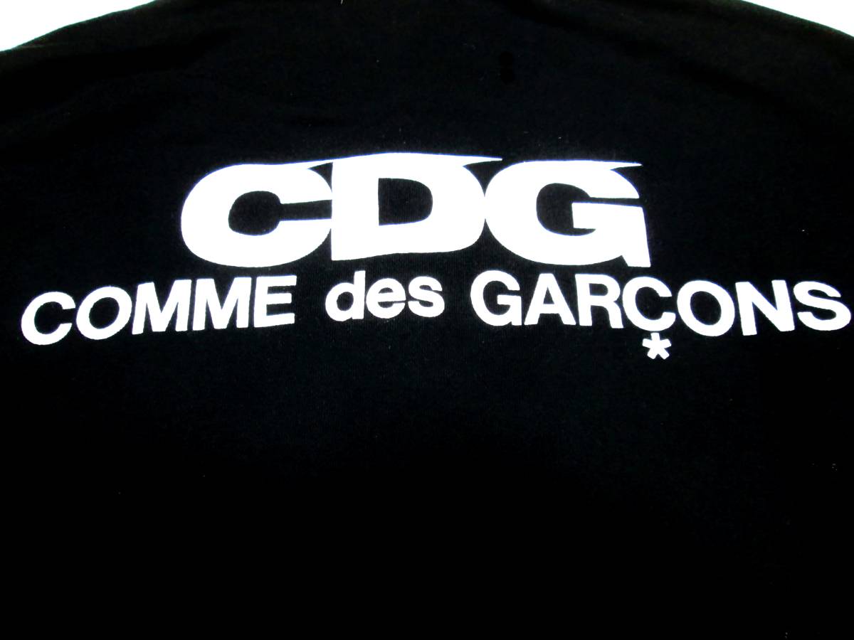  standard model Comme des Garcons CDG with logo sweatshirt black black color size M crew neck sweat 