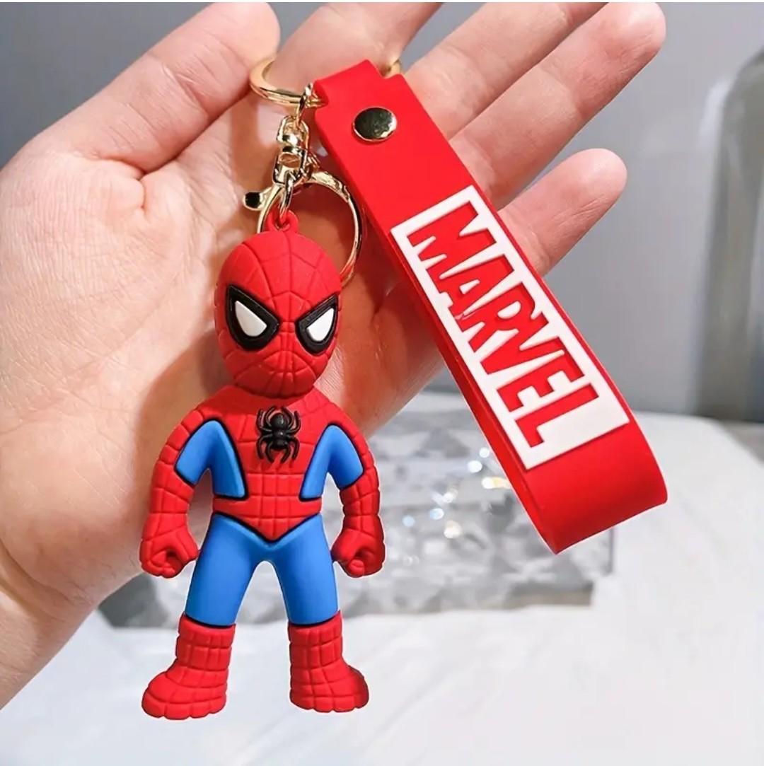 スパイダーマン キーホルダーストラップ フィギュア人形 新品 スパイダーマン キーホルダーストラップ フィギュア人形 新品