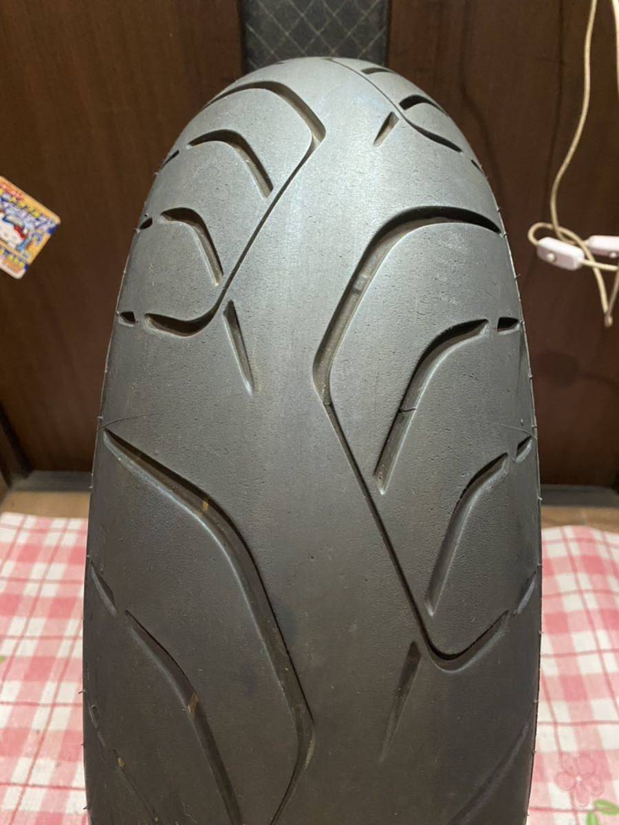 中古MCタイヤ 2021年製造 DUNLOP SPORTMAX ROADSMARTⅢ 160/60ZR17 ダンロップ ロードスマート3 160 60 17 0321 M2969_画像1