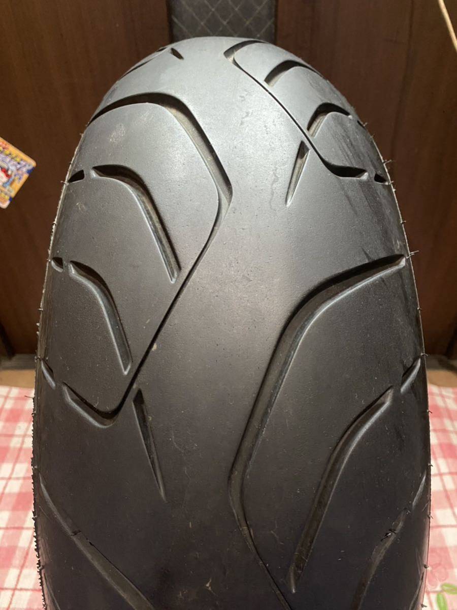 中古MCタイヤ DUNLOP SPORTMAX ROADSMARTⅢ 190/50ZR17 スポーツマックス ロードスマート3 190 50 17 1619 M2975_画像1