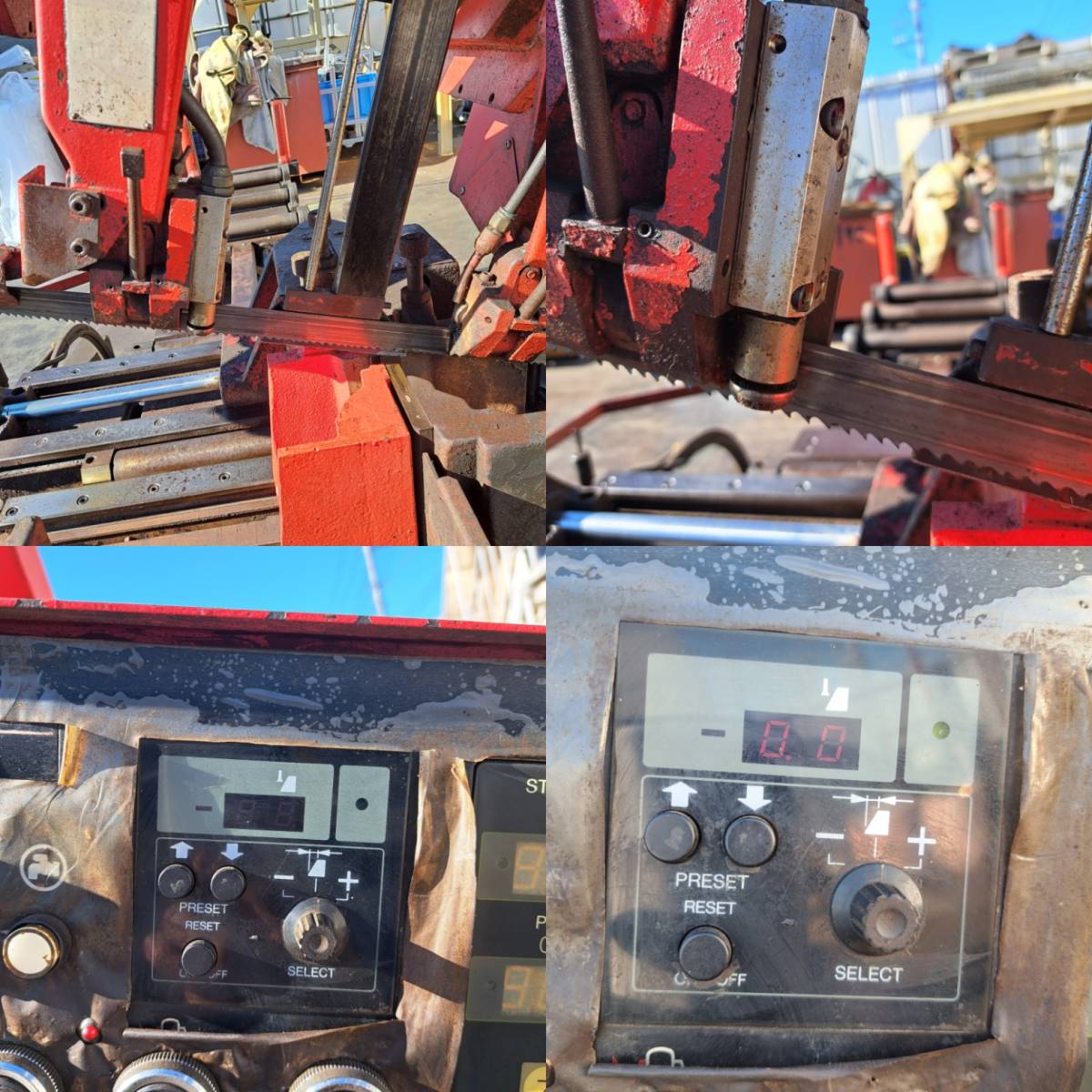 ☆動作確認済み☆ AMADA/アマダ バンドソー HFA-300 切れ曲がり ☆動作確認済み☆ AMADA/アマダ バンドソー HFA-300 切れ曲がり