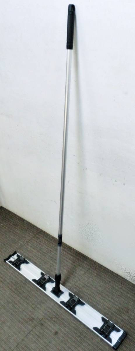 ④　未使用　テラモト　ライトモップ　(　アルミ130　)60㎝　CL-352-560-0　予備のヘッド付　LightMop 取扱説明書付　薄型ヘッド　TERAMOTO_画像1