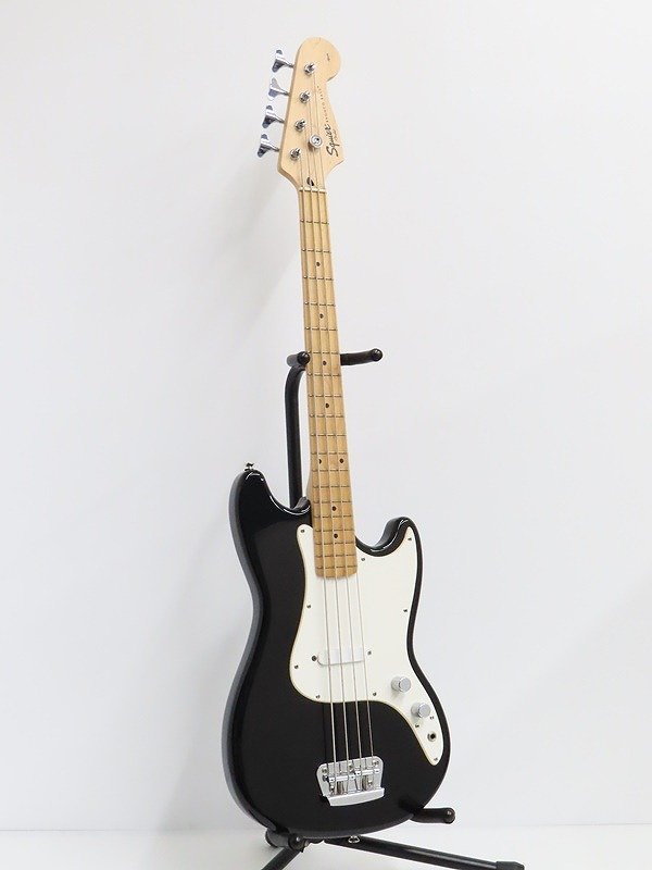 ♪♪Squier by Fender Bronco Bass Black エレキベース ブロンコベース スクワイヤー ケース付♪♪020000002m♪♪_画像1