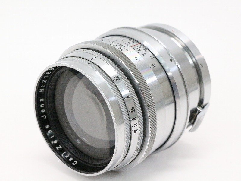 ●○Carl Zeiss Jena Sonnar 8.5cm F2 カメラレンズ 中望遠 単焦点 旧コンタックス用 カールツァイス○●020005029J○●_画像2