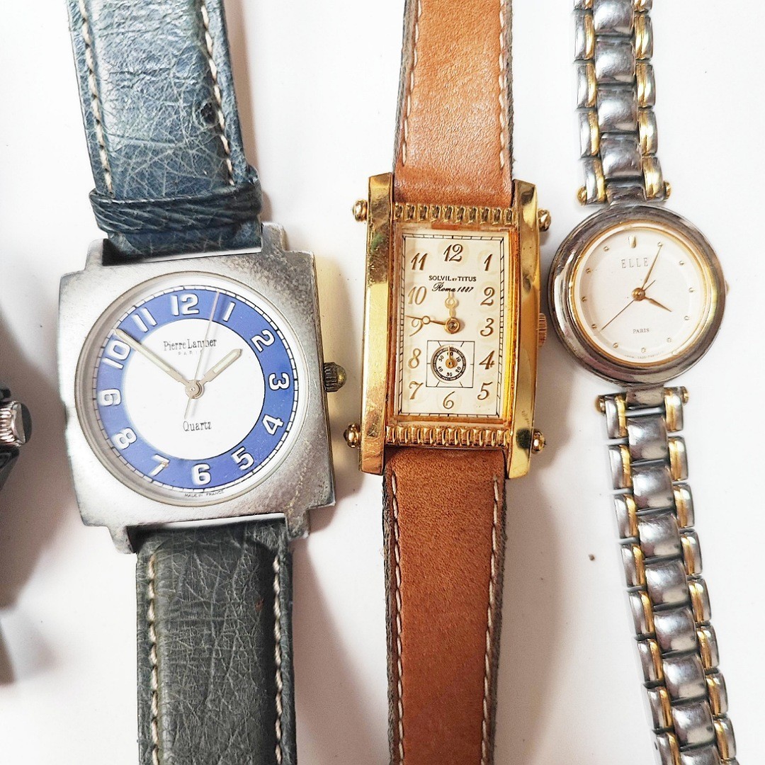 EXCEED Pierre Lannier SEIKO 他 20本 ブランド腕時計 大量 まとめて セット 宝石宝飾ストーン 本kg個 メンズレディース ジャンク Q19_画像3