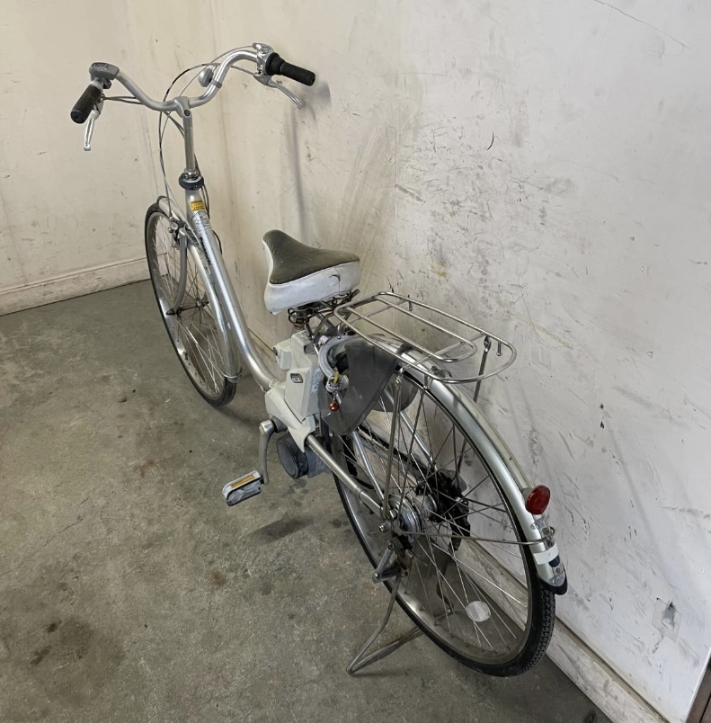 ** Gifu departure ^Panasonic/ power supply assist bicycle /ma inset .li/26 -inch /3 step shifting gears / with charger / front basket less / assist mileage verification / crime prevention have / present condition goods R5.4/7*