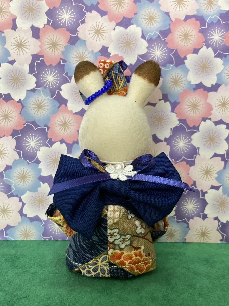 シルバニア 手作り ハンドメイド ◆お母さん 着物 ②_画像6