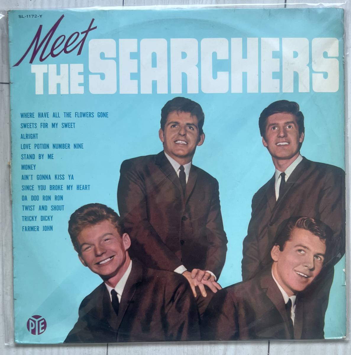 【JPNオリジナル】The searchers - meet The searchers '64年国内ペラジャケLP「ミート・ザ・サーチャーズ」PYEレーベル_画像1