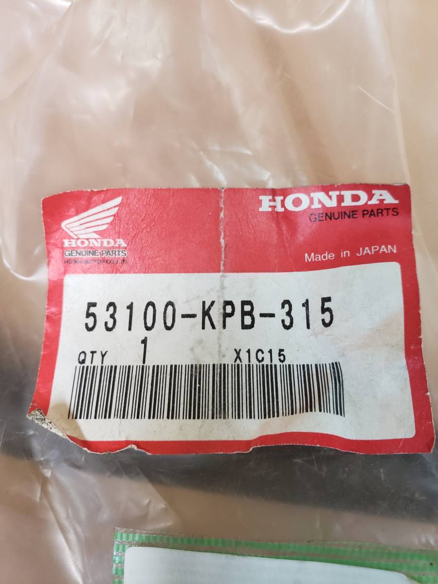 展示新品1点限★HONDA 純正★フォルツァ●MF06★ノーマル/ハンドル/スロットル/カラー/グリップ ブラック ホンダ FORZA 53100-KPB-315 H045_画像7