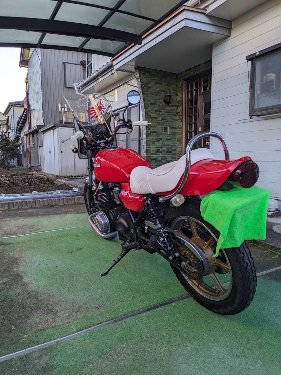 カワサキ ゼファー750 ZR750C 91年式ドレミ外装 Z2 足回り Z750FX 風防 アップハン 旧車 当時物 暴走族 旧車會の画像3