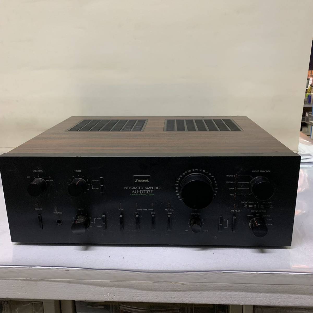 SANSUI サンスイ プリメインアンプ AU-D707F_画像1