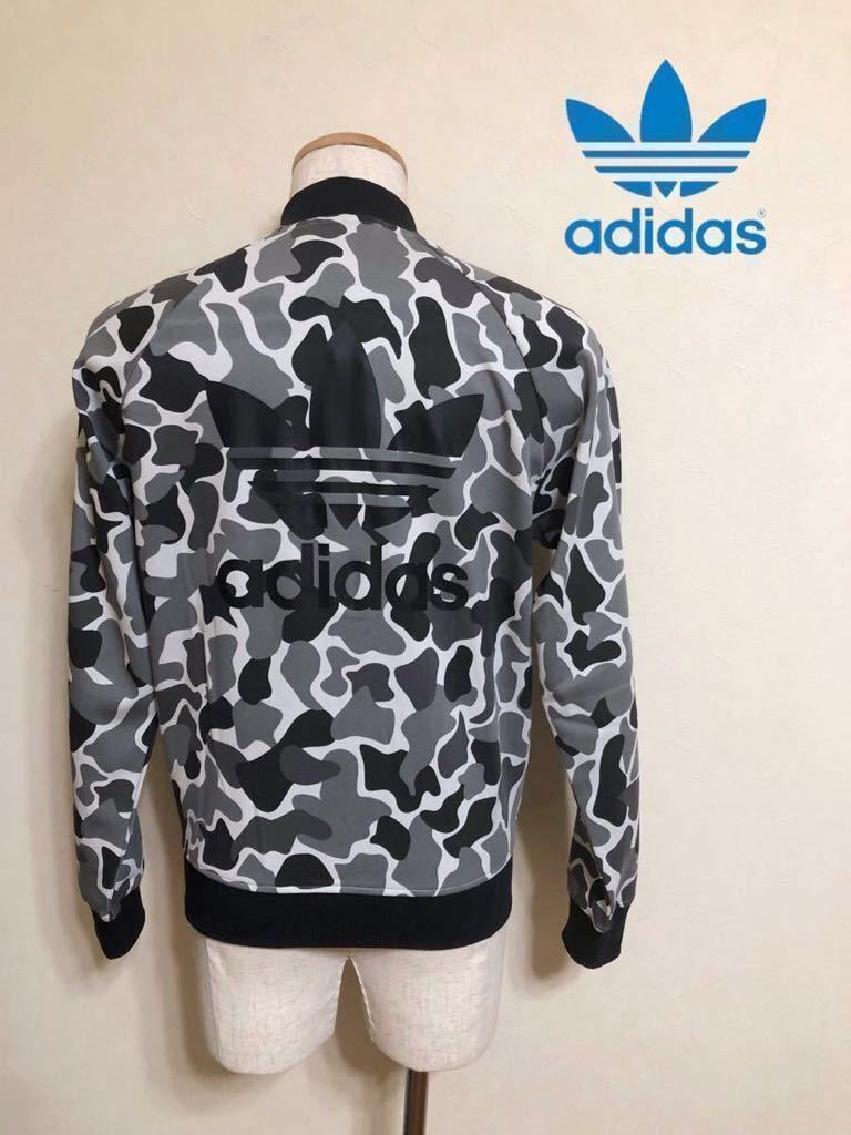 【新品】 adidas originals GRAPHICS CB TT アディダス オリジナルス トラックトップ ジャージ ビッグロゴ サイズM 長袖 迷彩 DN8036