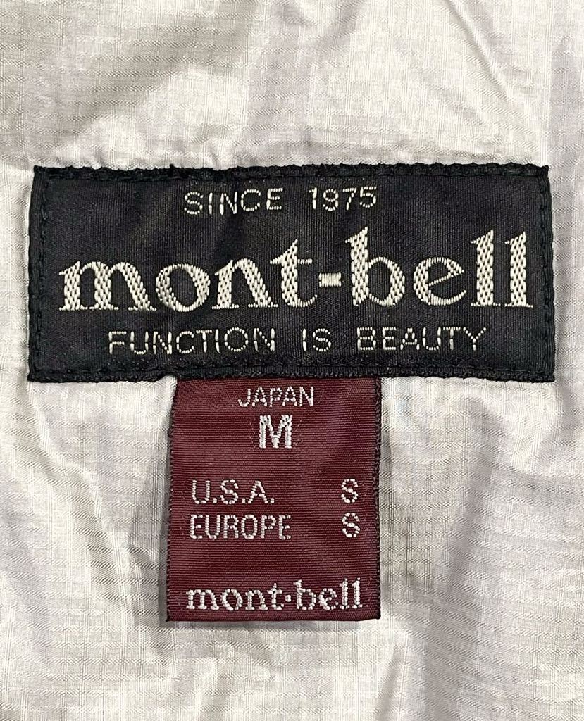 大人気モデル！ mont-bell モンベル フラット アイアンパーカ 中綿ジャケット ジップアップ 赤系 Mサイズ レディース アウトドア 新規×_画像6