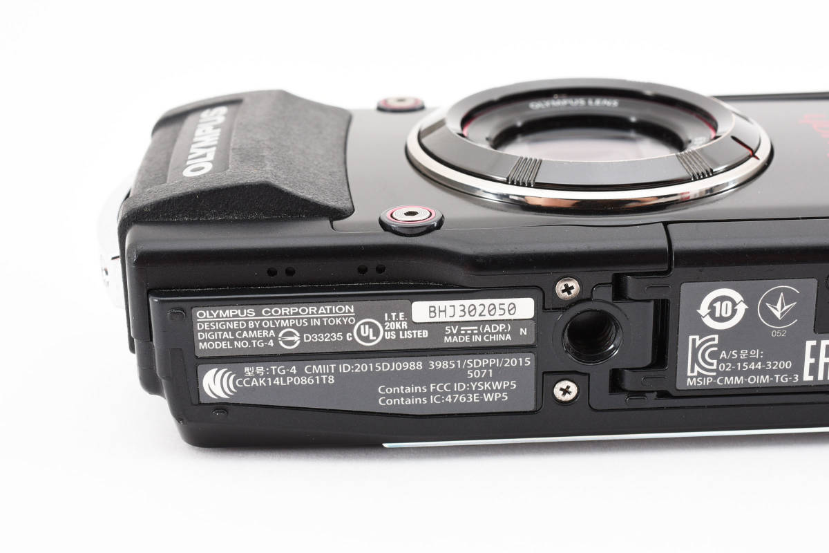 【良品】 オリンパス OLYMPUS STYLUS TG-4 Tough コンパクトデジタルカメラ ブラック 元箱付き 動作確認済み #1387_画像10