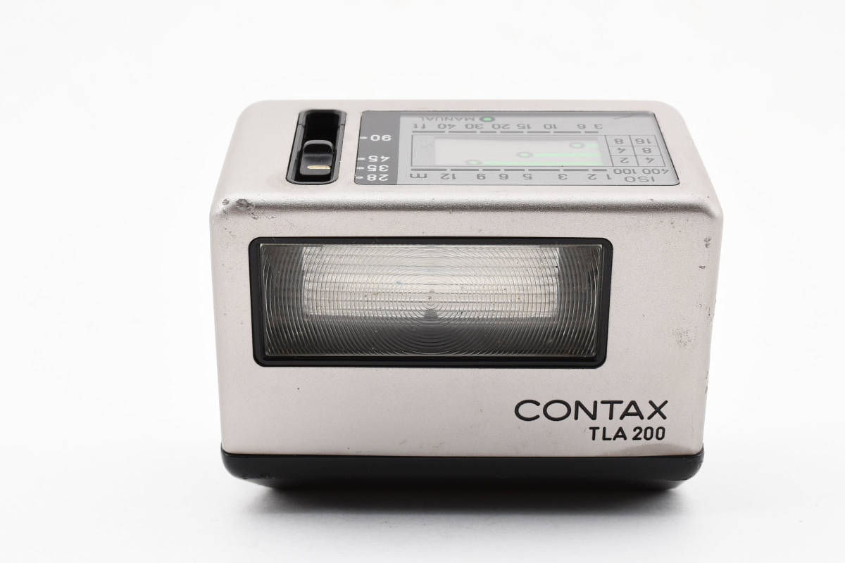 CONTAX コンタックス TLA200 ストロボ フラッシュ 専用ケース付き 動作確認済み #1404_画像2
