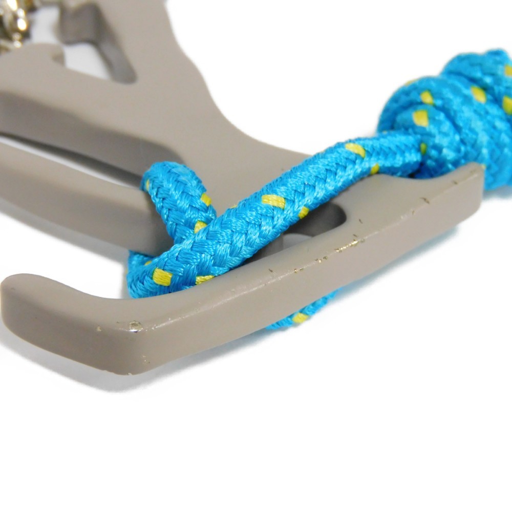  Louis * Vuitton porutokre*LV Shape rope light blue key ring bag charm va- Jill a blow Gris key holder MP2618