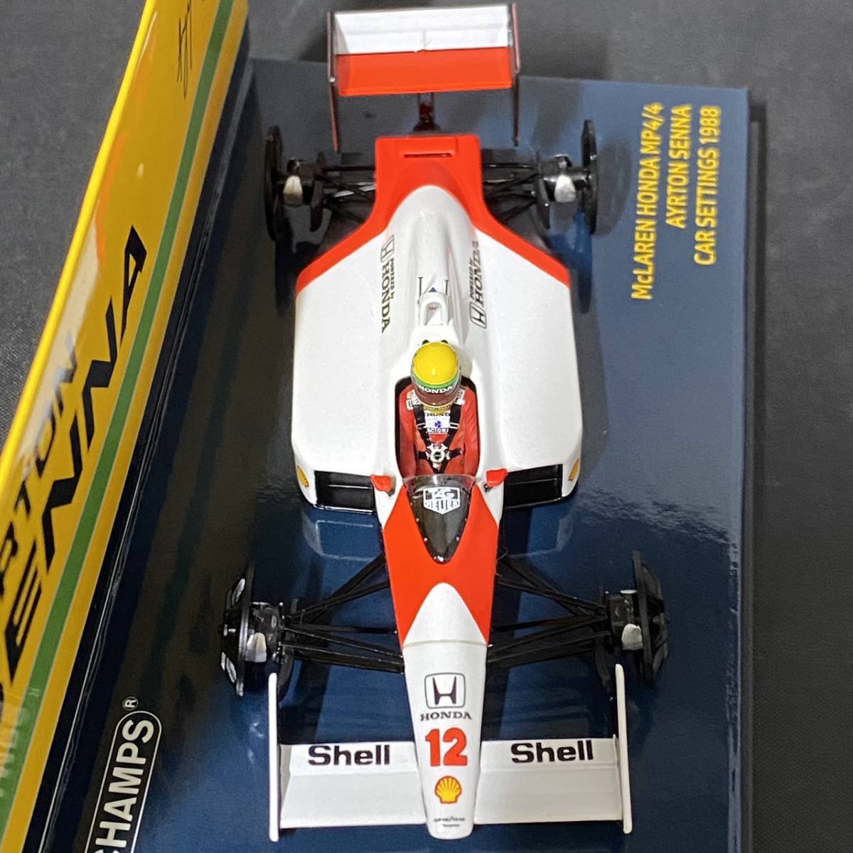 ◆◇ミニチャンプス 1/43 マクラーレン ホンダ MP4/4 セットアップ ホイール コンフィギュレーション 1988 アイルトン・セナ 300個限定◇◆_画像8