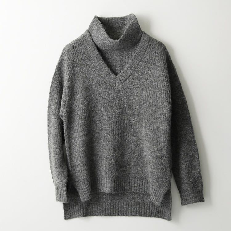 WTW 3WAY V NECK KNIT GY 新品タグ付