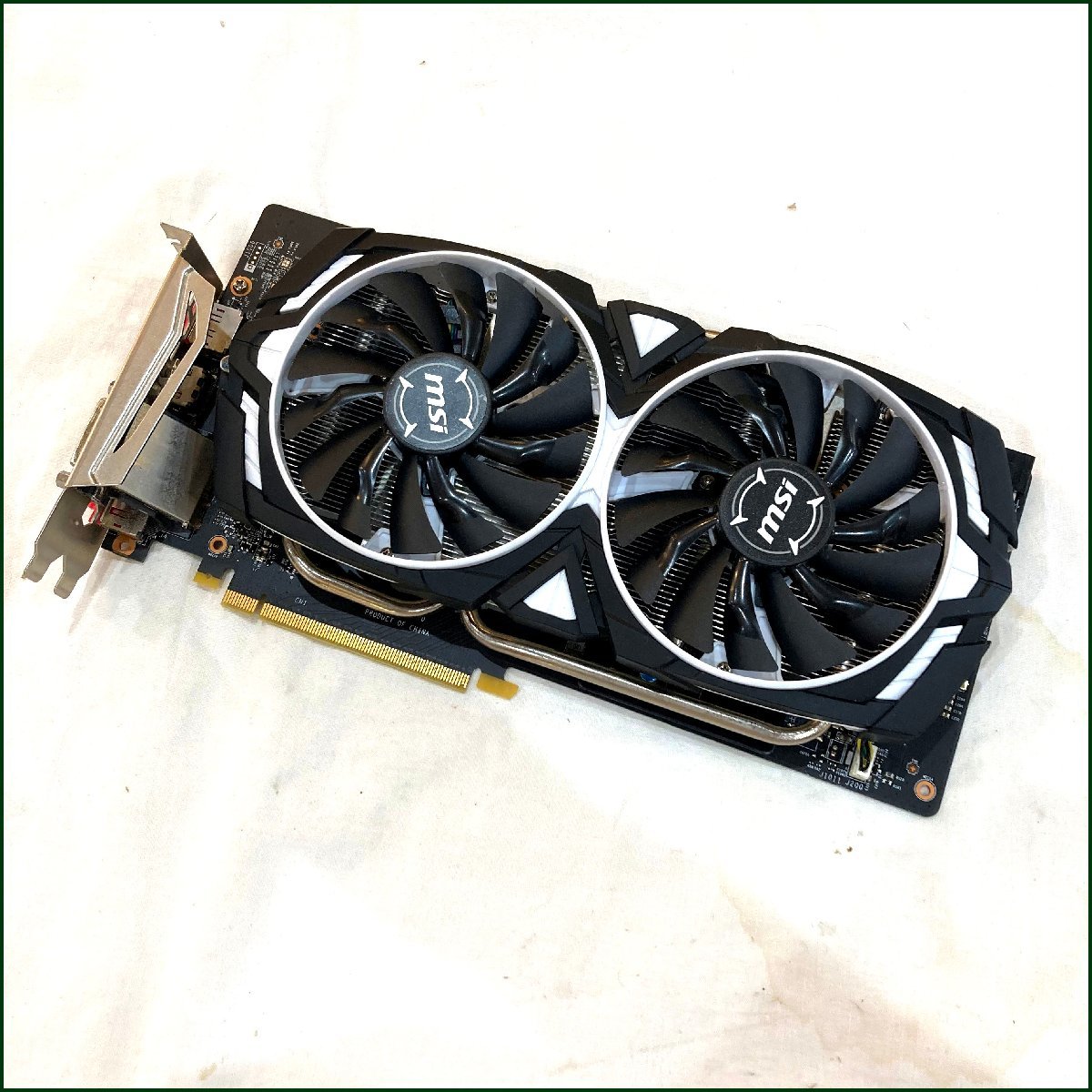  used *msi* graphics board Geforce GTX 1060 ARMOR 6G OC no check goods 