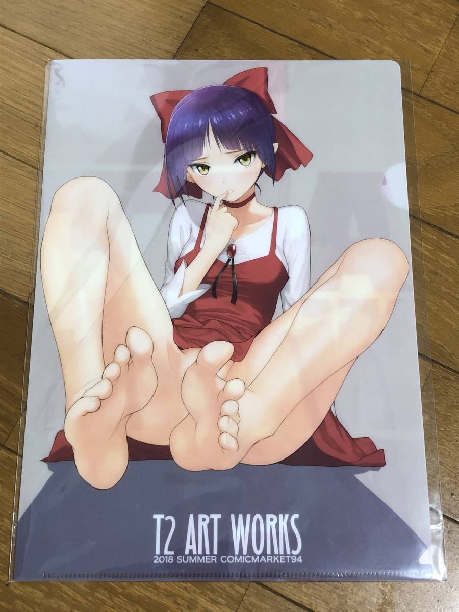 クリアファイル　Tony T2 ART WORKS C94 ゲゲゲの鬼太郎　猫娘　ネコ娘　_画像1