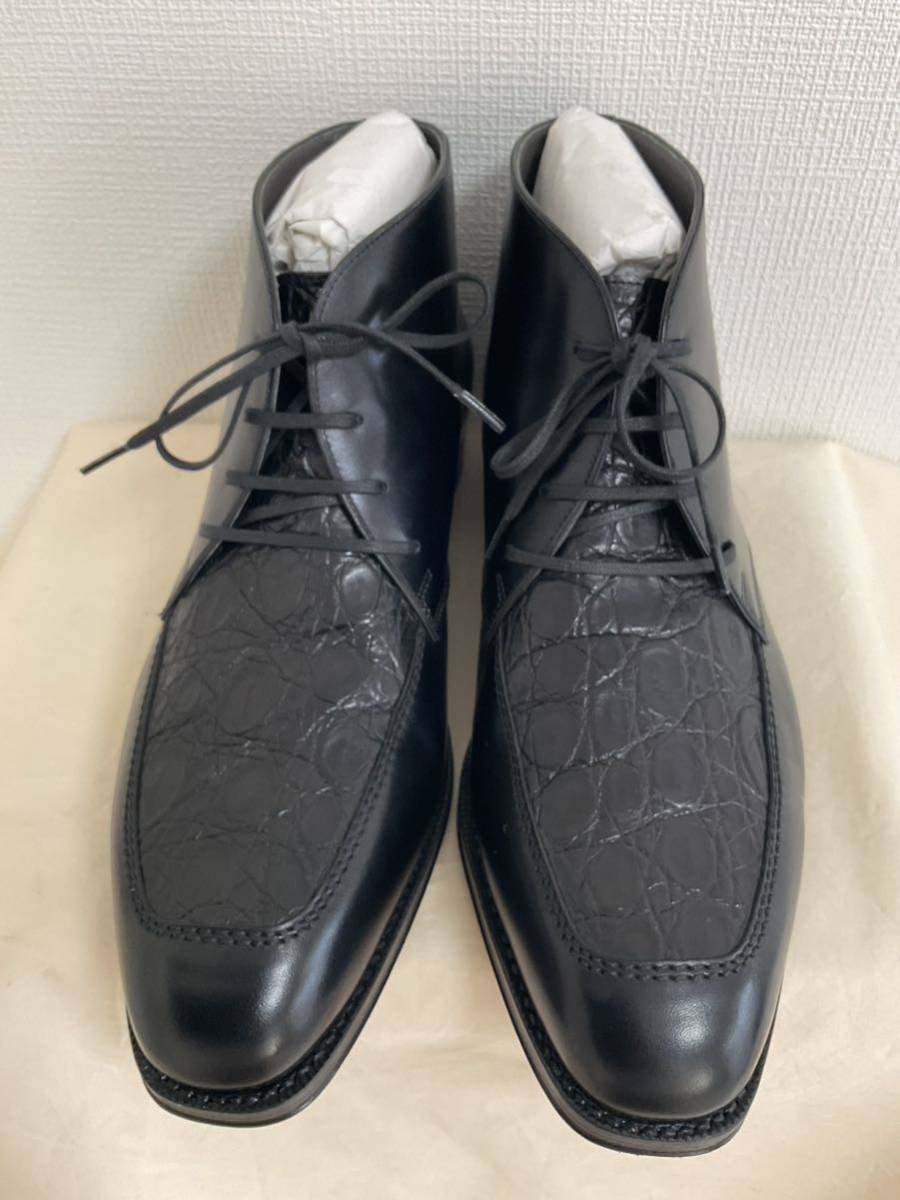 未使用！F.LLI Giacometti フラテッリ ジャコメッティ COMBI コンビ BOOTS ブーツ 42.5_画像3