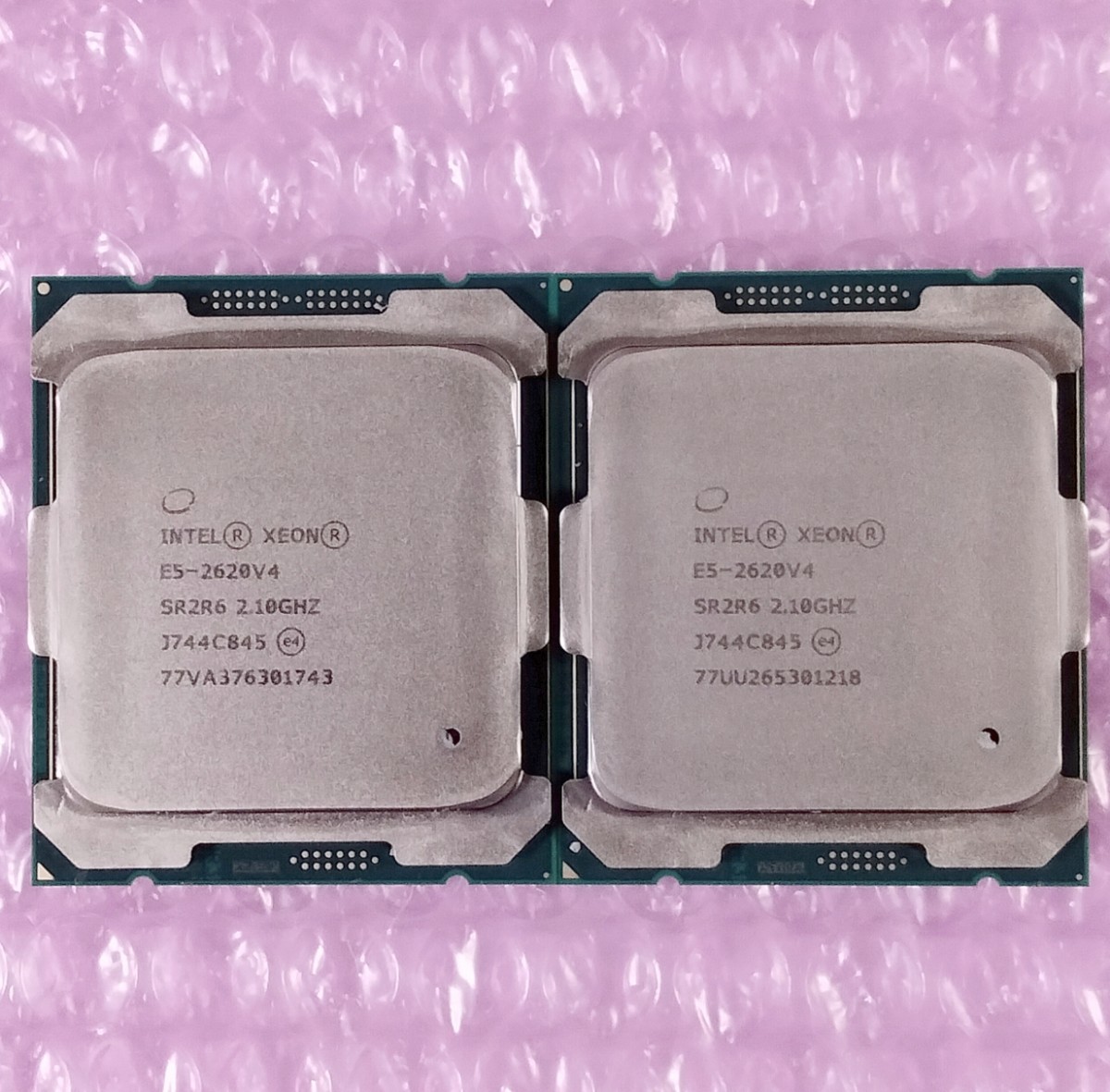 【同一ロット2個/動作確認済】Xeon E5-2620 V4 2.10GHz サーバー用CPU LGA2011-3_画像1