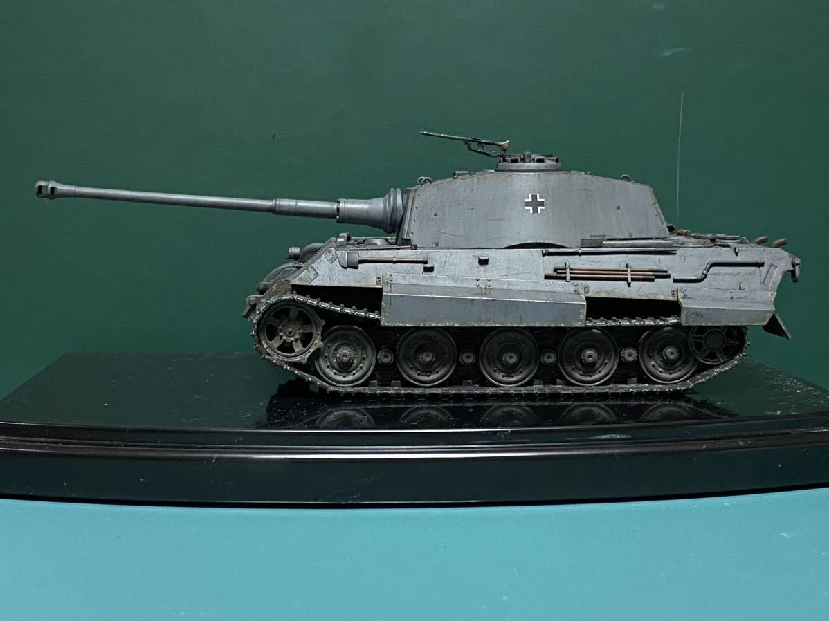 【完成品】タミヤ 1/48 キングタイガー(ヘンシェル砲塔)king tiger_画像3