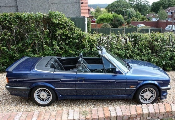 1/18 BMW アルピナ カブリオレ ブルー 青 BMW Alpina C2 2.7 Cabriolet dark blue Dekor 1986 Basis: E30 1:18 MCG 梱包サイズ80