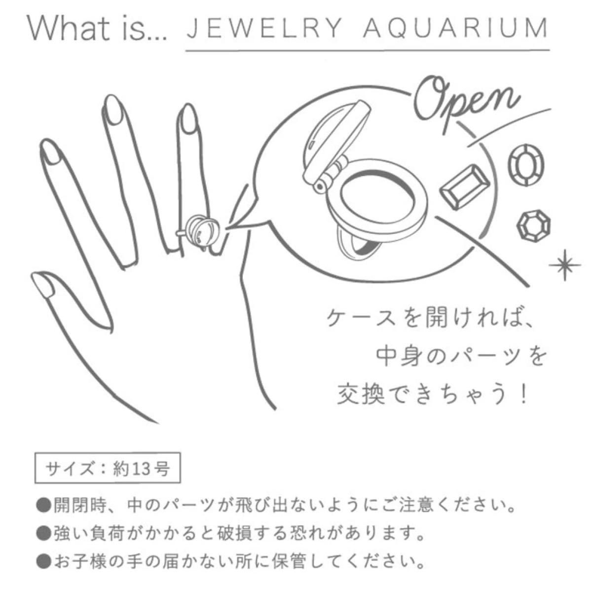 イニシャルリング 未使用 JEWELRY AQUARIUM