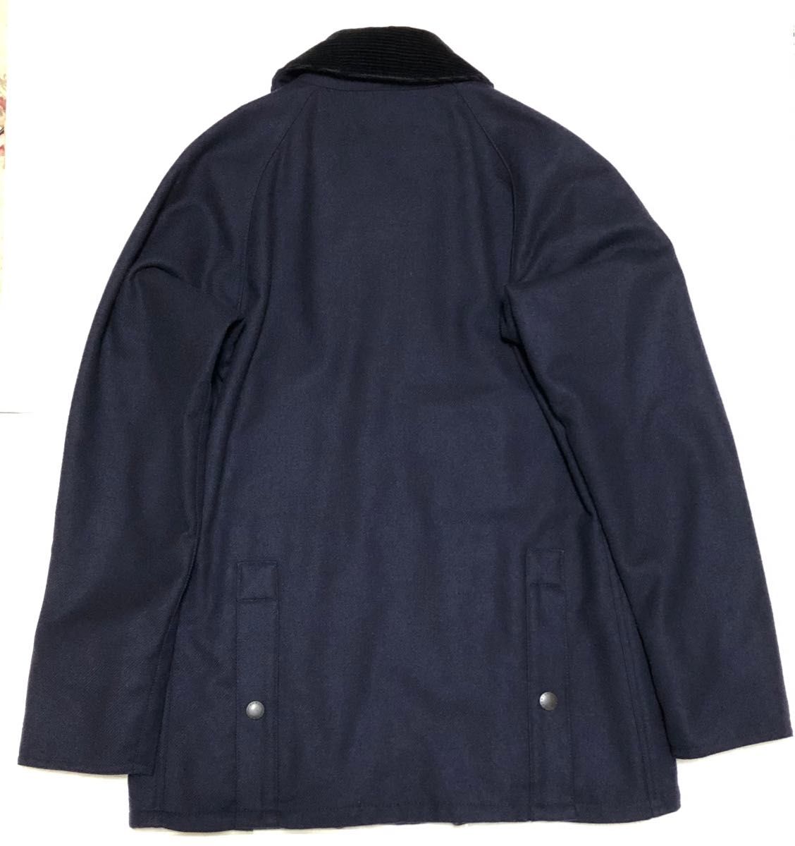 美品】バブアー ビデイルSL ブリティッシュウール ネイビー 美品】バブアー ビデイルSL ブリティッシュウール ネイビー