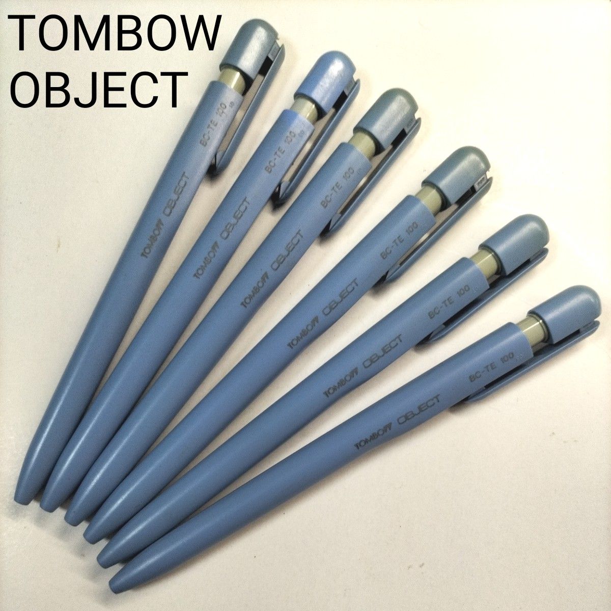 Tombow トンボ鉛筆 OBJECT BC-TE 100 オブジェクト ボールペン まとめ売り ブルー 水色 廃番 廃盤