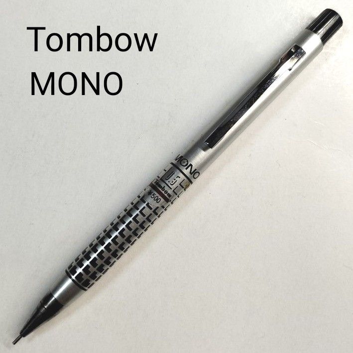 Tombow トンボ鉛筆 MONO モノ シャープペンシル 0.5mm スクエア シルバー ブラック 銀色 黒 廃番 廃盤 レア