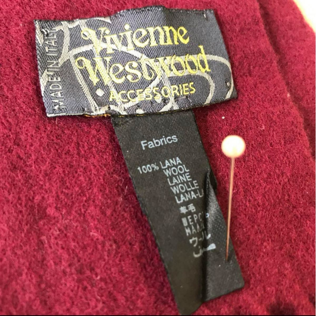 Vivienne Westwood ウールマフラー 赤 