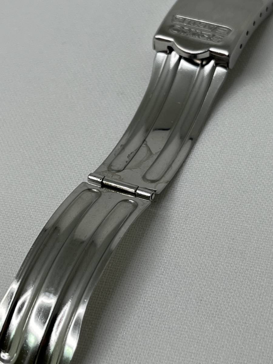 【M13】貴重 未使用品に近い 綺麗 保管品 SEIKO 5ACTUS 弓菅 XAA 621 ラグ幅18ｍｍ STAINLESS STEEL 当時物_画像8