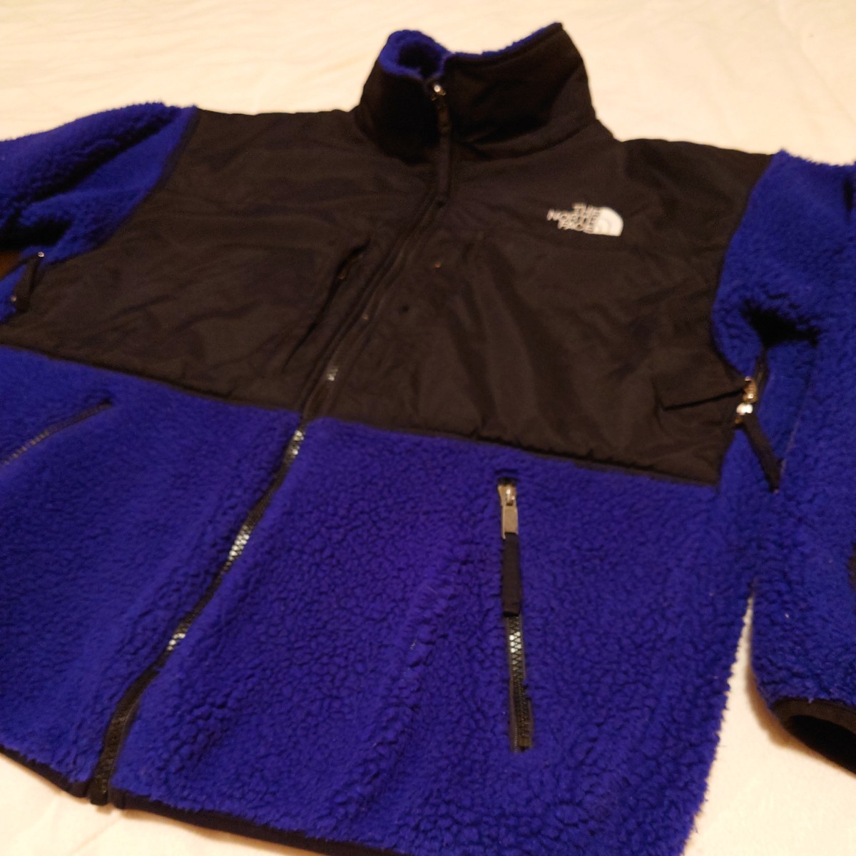 最終値下げ美品90sザノースフェイスデナリフリースジャケット日本製XL THE NORTH FACE青ブルー紺ネイビー