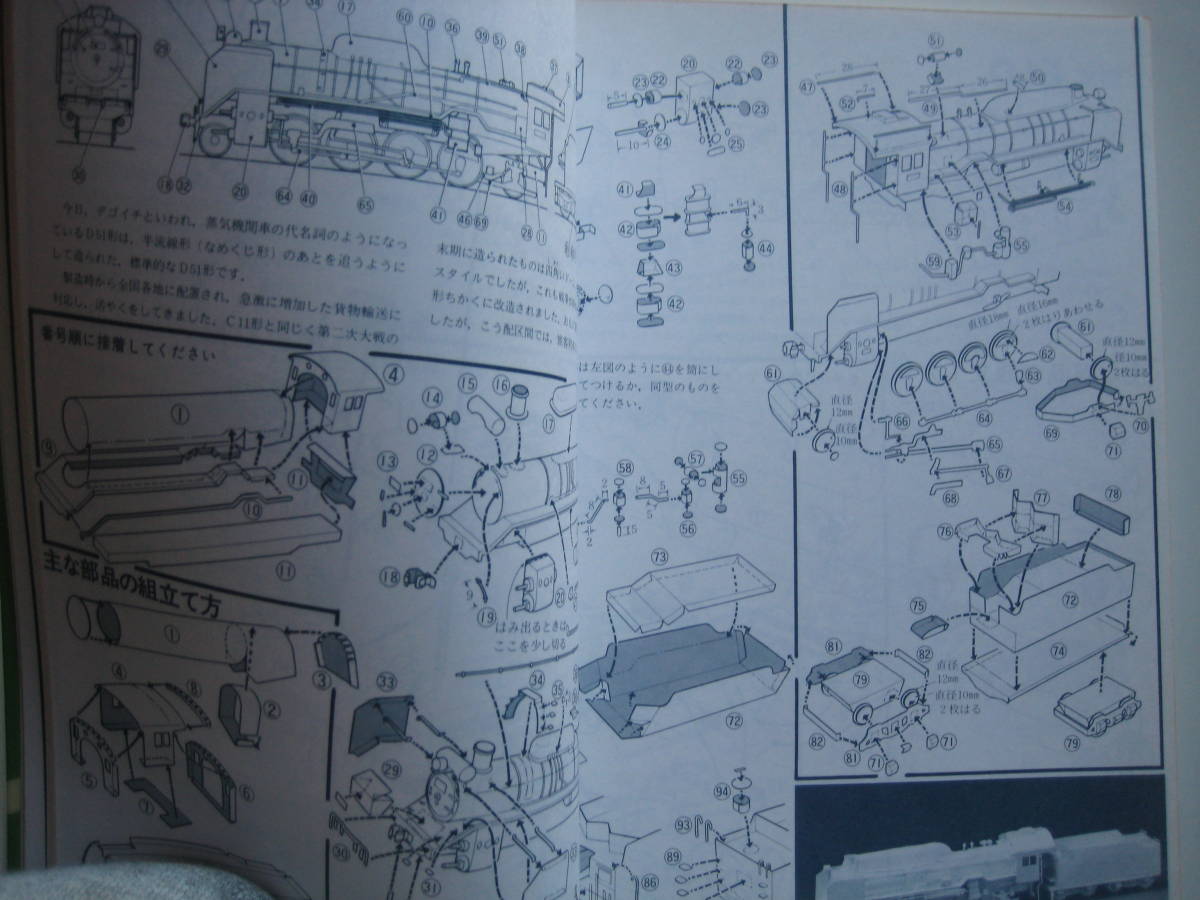誠文堂新光社　ペーパークラフト　日本の蒸気機関車_画像3