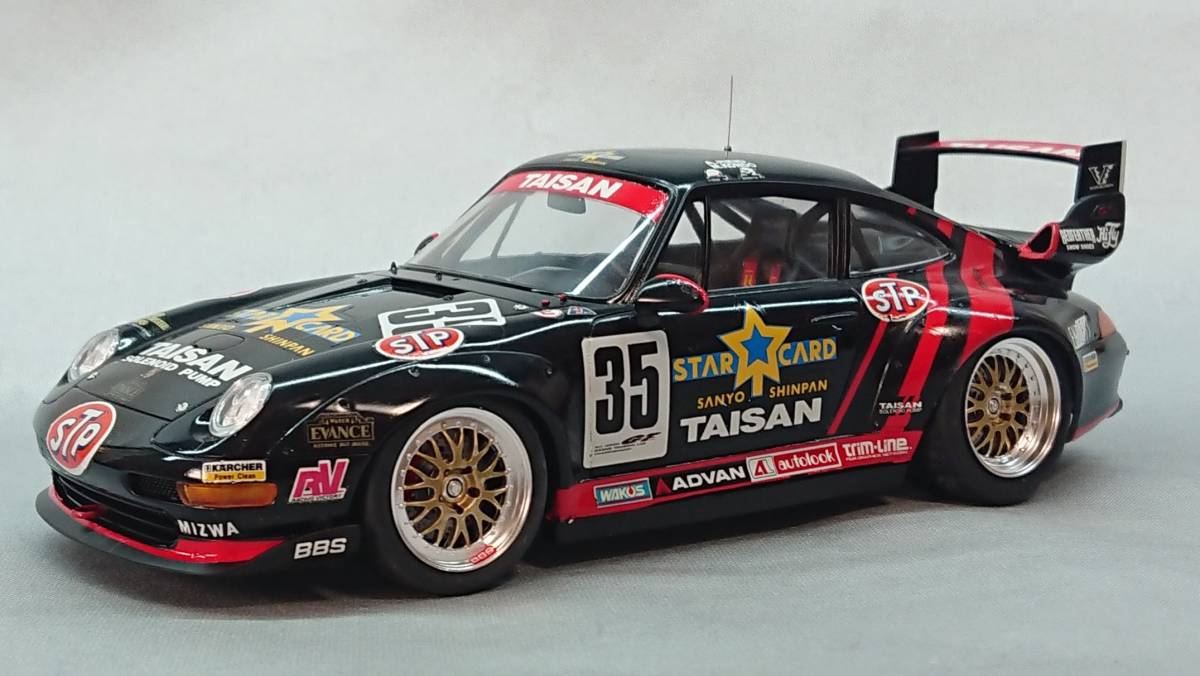 タイサン スターカード ポルシェ911 GT2 35号車　1/24 タミヤ　1995年JGTC 全日本GT選手権　アンソニー レイド/近藤真彦_画像1