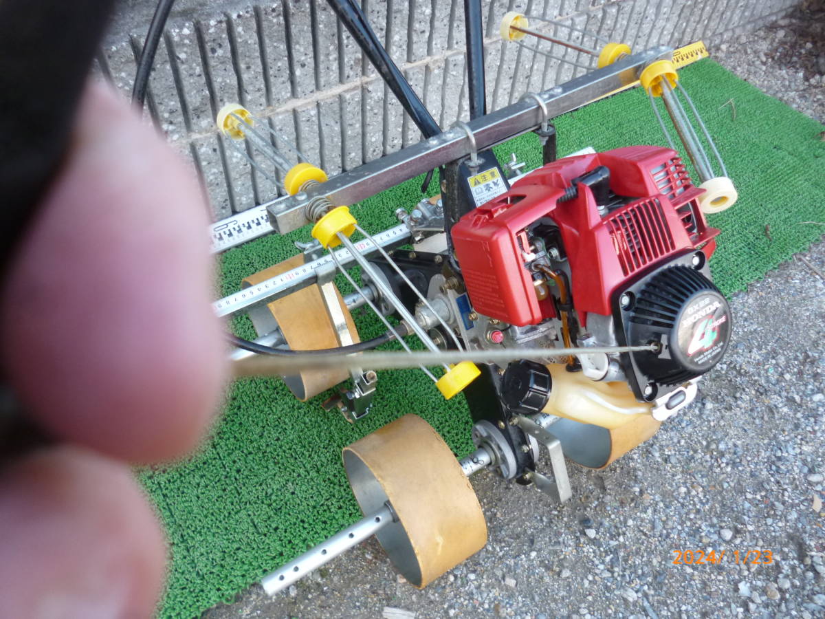 日本プラントシダー PLANT SEEDER TEM テープシーダー TAPE SEEDER 播種機 種まき 種蒔き 自走 GX22 4スト GCAF 動力 エンジン ガソリン_画像6